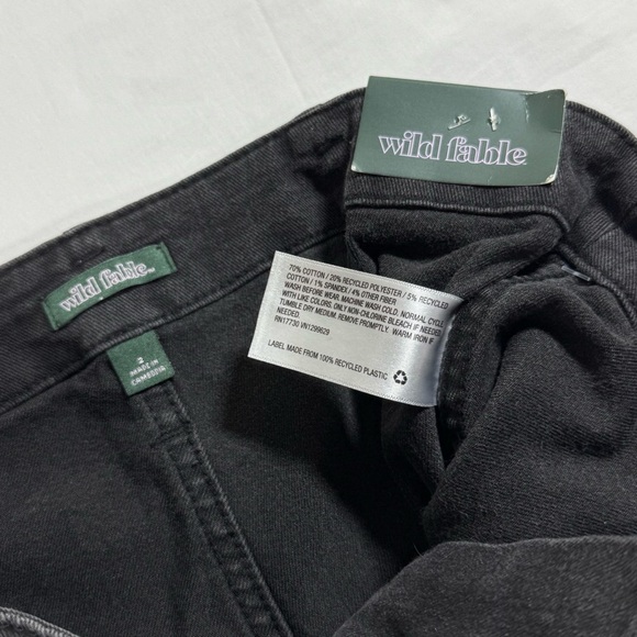 Wild Fable Women’s Black Jean Shorts - Picture 3 of 8